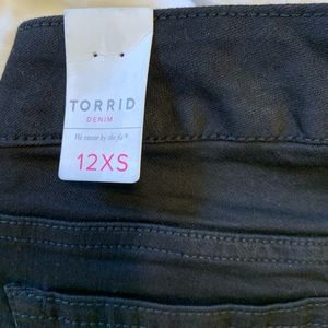 Torrid boot cut black jeans